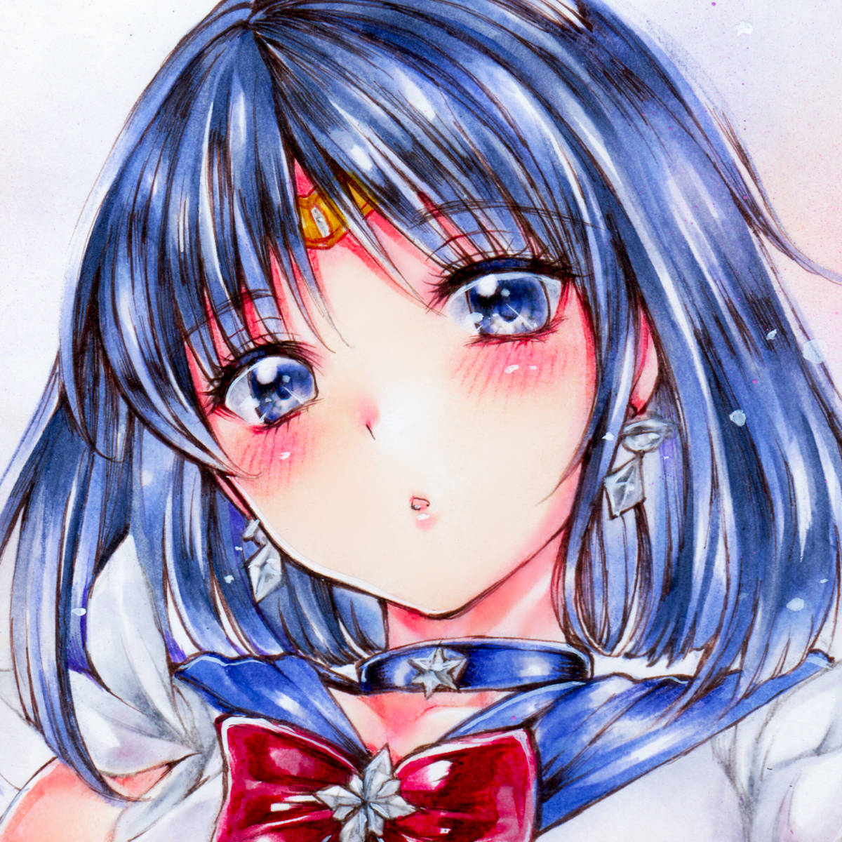 サターン 手描きイラスト