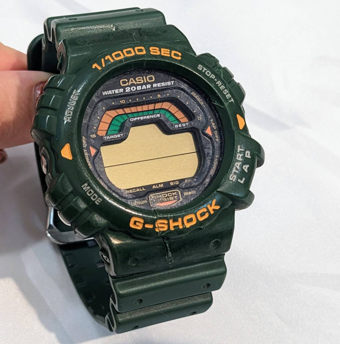 購入半額現状■G-SHOCK Gショック DW-6000 イチロー モデル 黒×緑 腕時計 その他