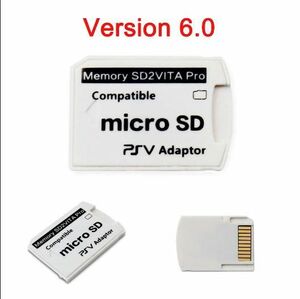◆送料無料◆SD2VITA microSDアダプター PlayStation Vita メモリーカード変換アダプター Ver 6.0 互換品