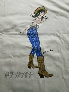 ●【新品未使用】EDWIN「#ジーパン女子」。江口寿史さん描き下ろしのTシャツ　Lサイズ新品ホワイトです。4
