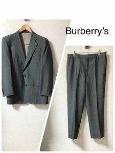 ■美品■Burberry’s バーバリー　ウール&モヘア　シングルスーツ 2つボタン　グレー