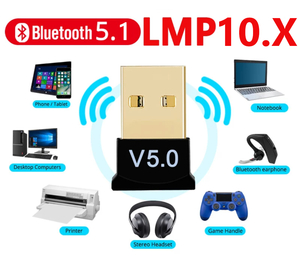 Bluetooth 5.1 USBアダプタ 超小型 レシーバー ブルートゥース 子機 PC用 アダプタ ナノサイズ