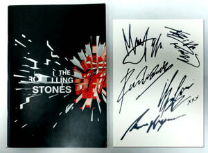 ローリング・ストーンズ The Rolling Stones【サインあり】【ライブ・パンフレット】(横240×縦340mm) 56ページ・オールカラー