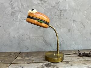 レア☆1981年 Setmakers Hamburger Patch Desk Lamp/マクドナルド ハンバーガーパッチ デスクランプ/ヴィンテージ/174588026