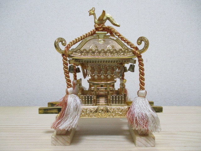 子供神輿一尺三寸台輪 宮大工制作品 - 仏壇、仏具