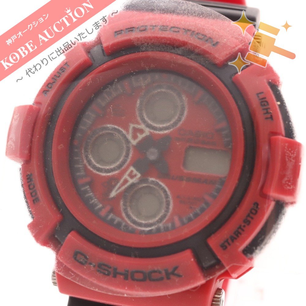 □ カシオ G-SHOCK 腕時計 AW-571E-4A3T ガウスマン エンデューロドゥ