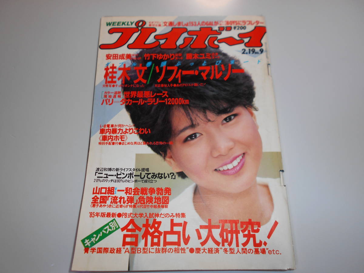 週刊プレイボーイ 1985年