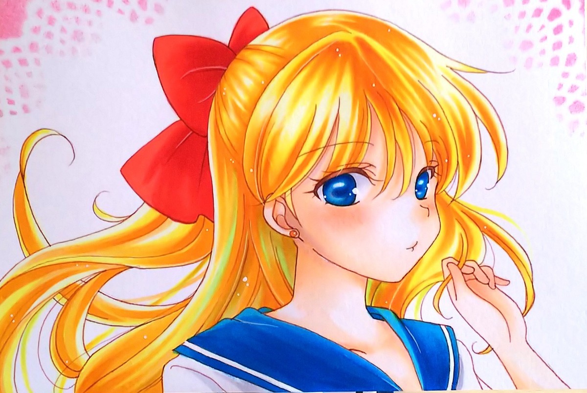 ◇同人手描きイラスト◇変幻戦忍アスカ◇水晶 同人手描きイラスト◇変幻