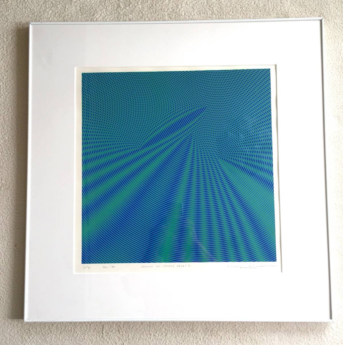 VASARELY、リンクス、希少画集画、新品額装付