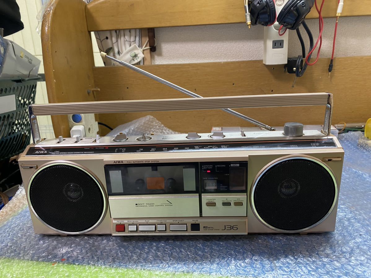 アイワ AIWA ラジカセ CS-J88 ジャンク品 Yahoo!オークション - 「aiwa