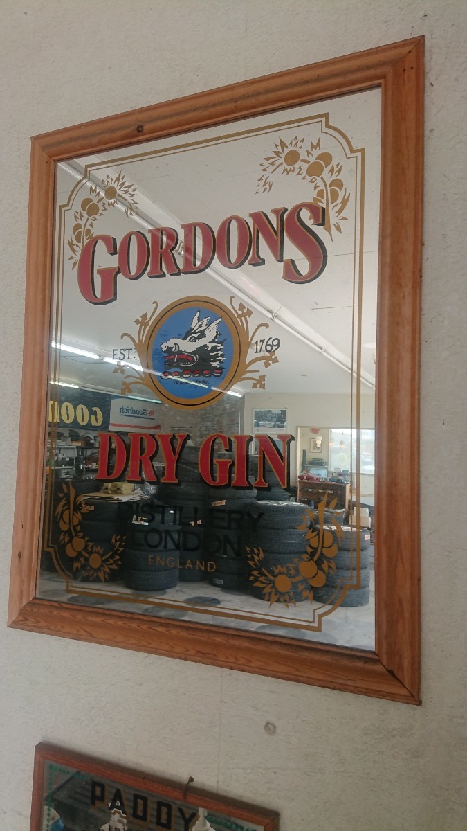 ❤非対面買い物❤ ヴィンテージ GORDON´S GIN パブミラー