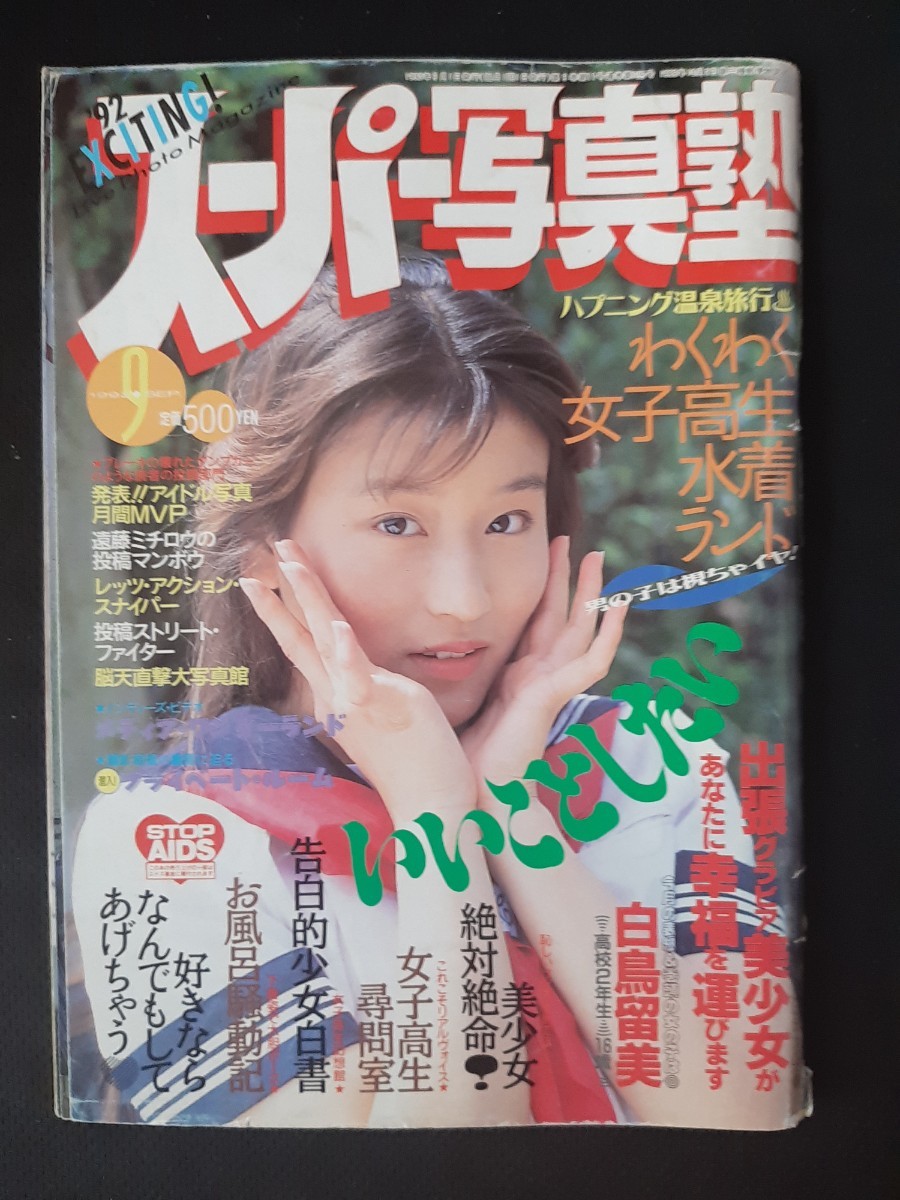 スーパー写真塾 1992年2月 秋山留美 小早川いづみ わくわく水着ランド 