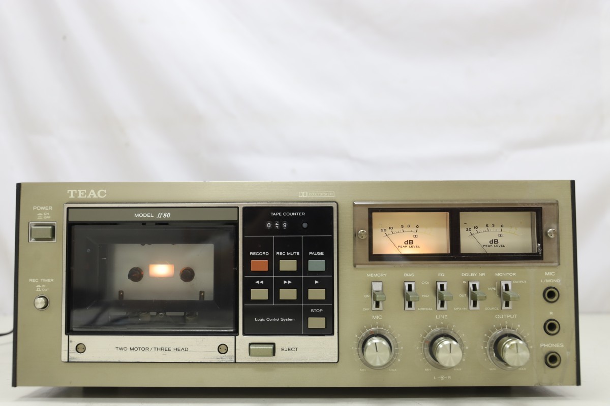 TEAC FF-80 カセットデッキ ティアック - オーディオ機器