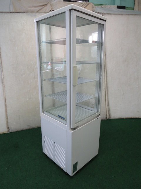 値下げ サンデン 4面ガラス 冷蔵ショーケース - 冷蔵庫