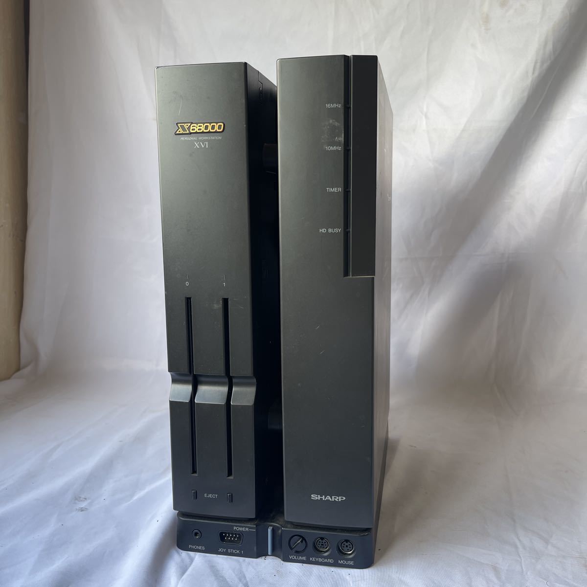 ○SHARP X68000 XVI フルメンテナンス済 電源改静音ファン 