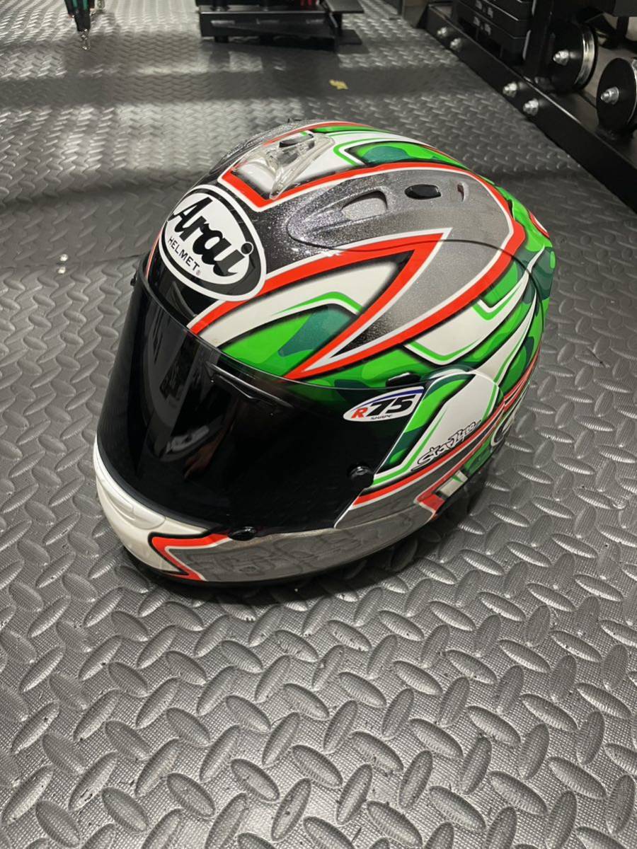 希少 Arai アライ RX-7 RR5 ハガ HAGA SBK 芳賀紀行 - 車・バイク・自転車