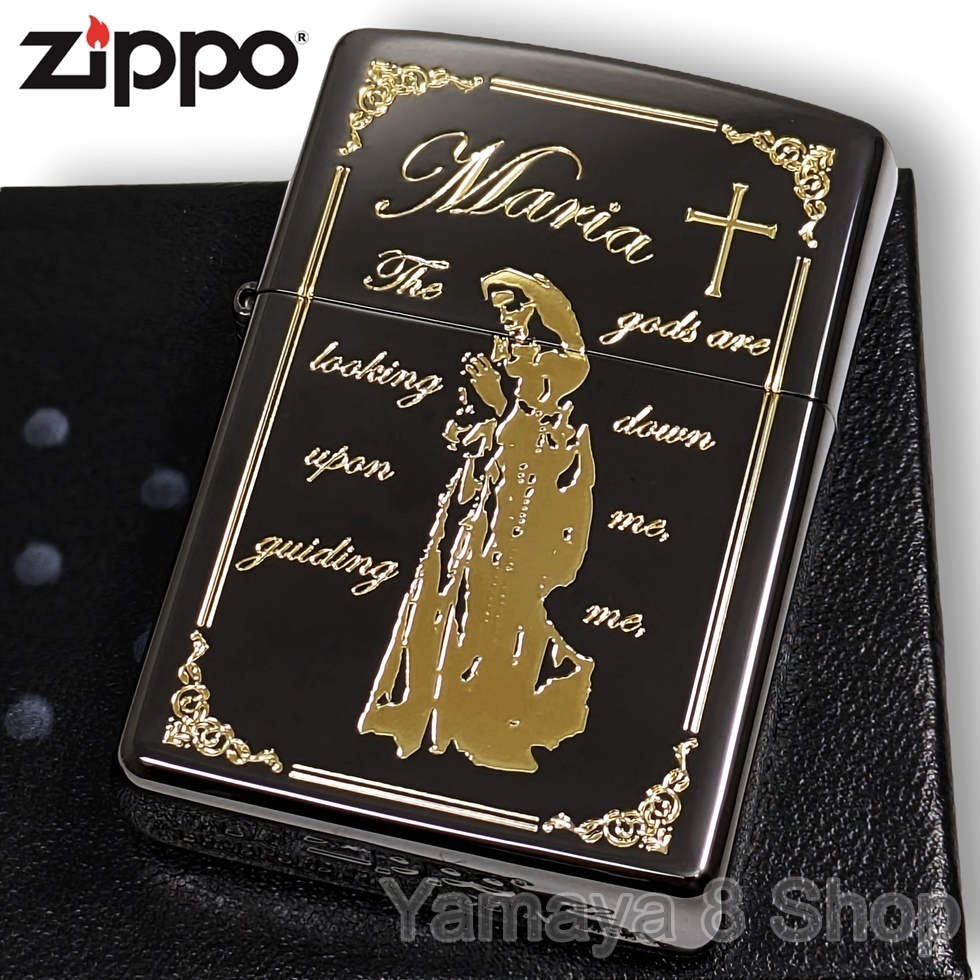 ZIPPO 『聖母マリア ゴールド』2012年4月製造 教会 聖書 天使 十字架