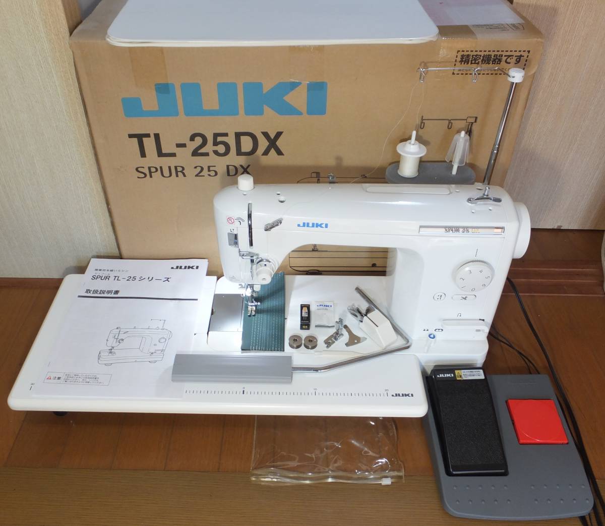 値下げしました→JUKI職業用本縫いミシン TL−96 SPUR96 deluxe（中古 