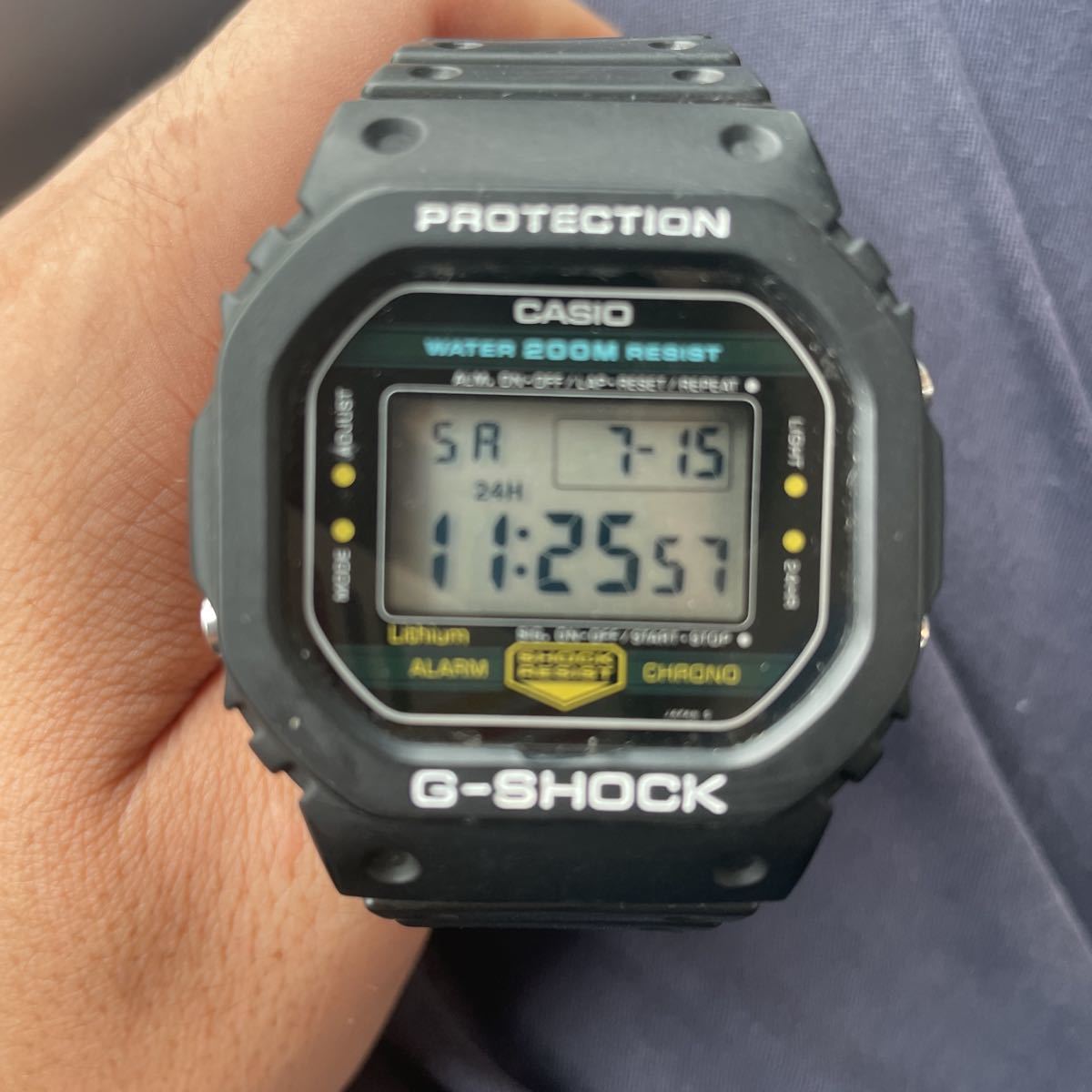 CASIO G-SHOCK DW-5200C-1 240 ホッケー/スティング/英雄 シリアルNo