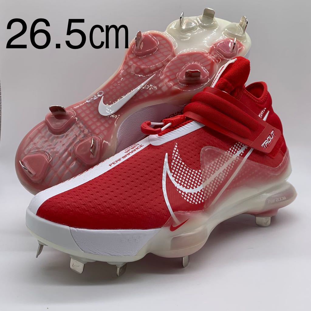 26.5cm Nike Force Zoom Trout 8 University Red White ナイキ