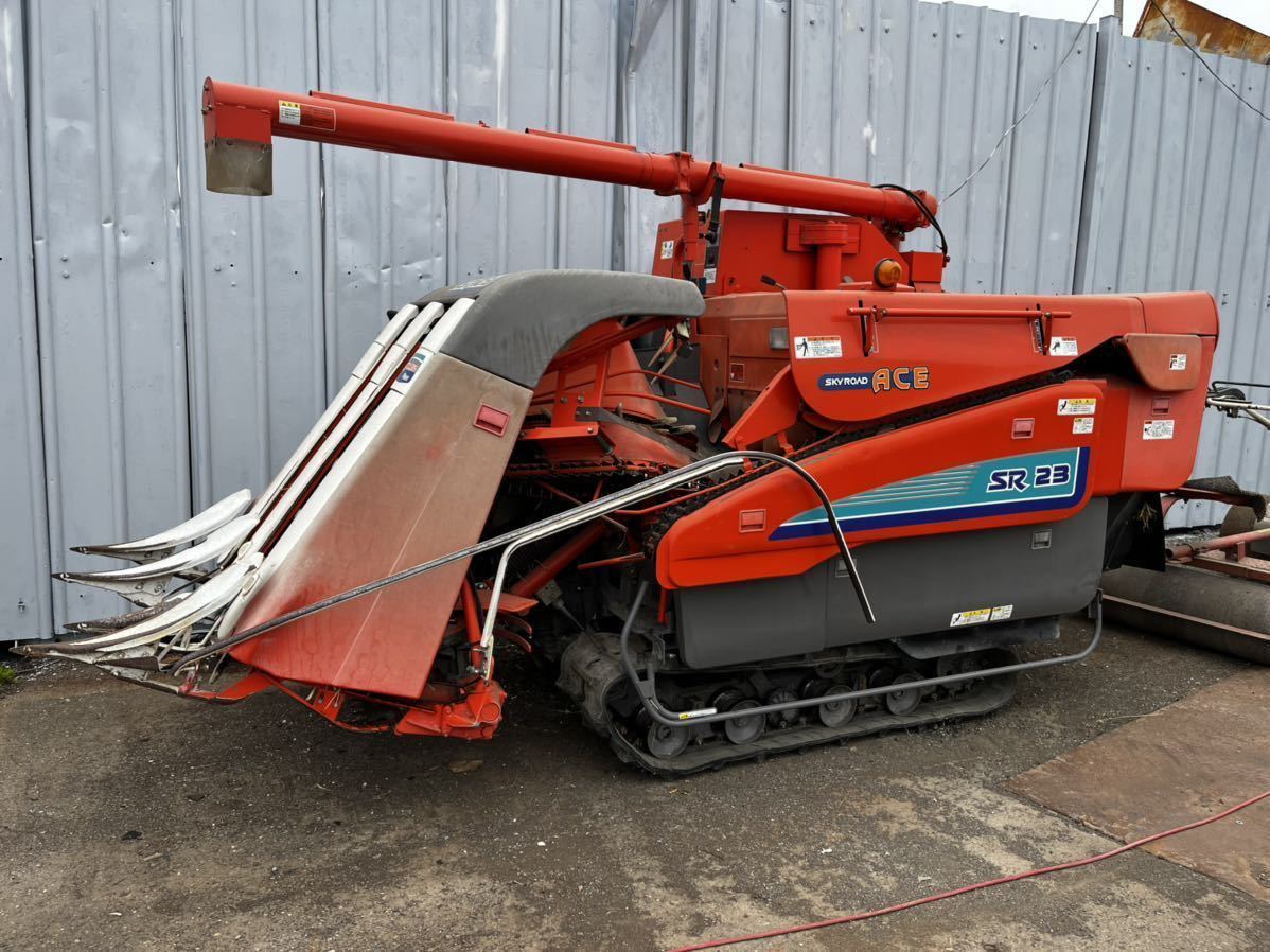 新潟）クボタ コンバイン SR-M32G DLW3 32馬力 494時間 4条 アンローダ