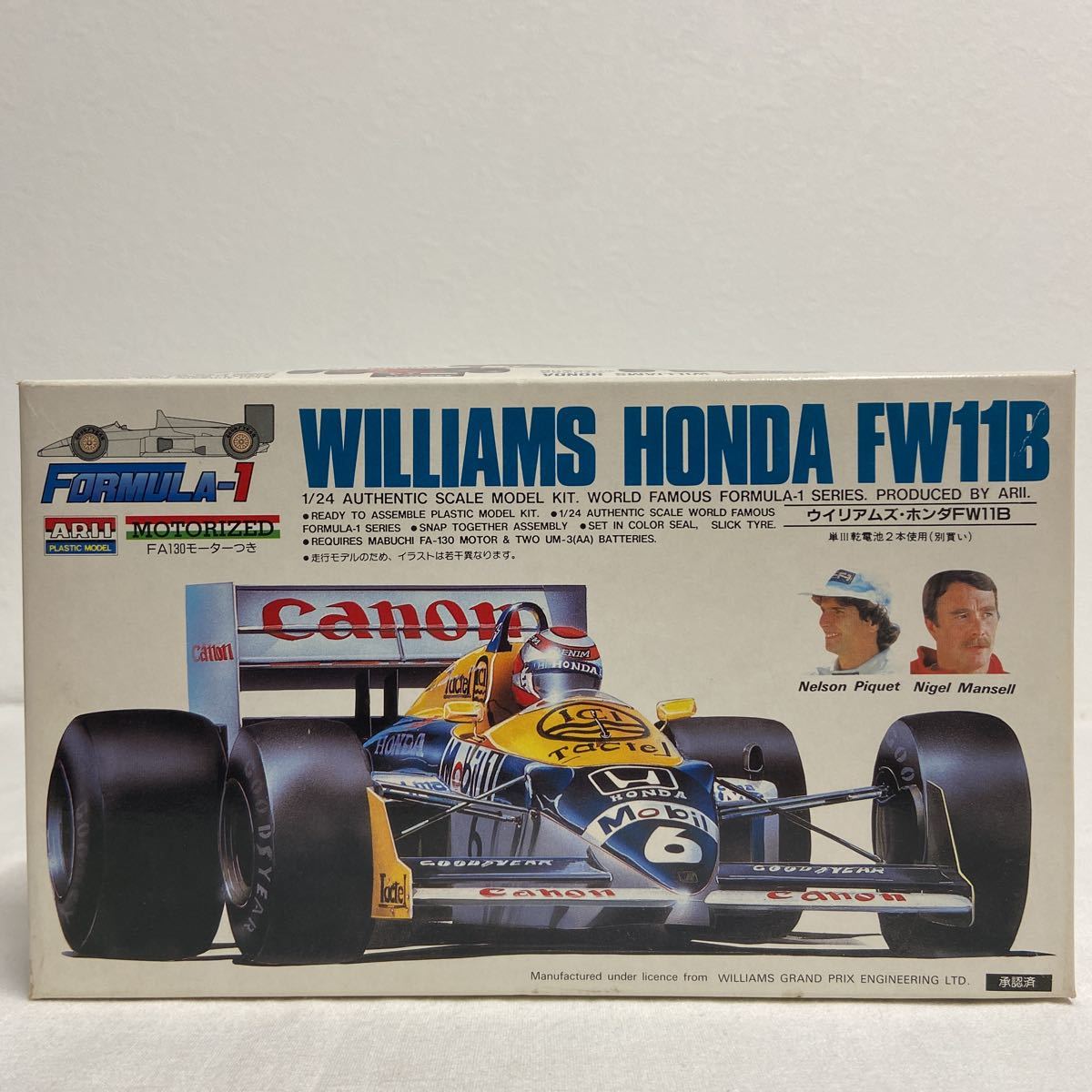 Williams FW-11B HONDA F-1 1