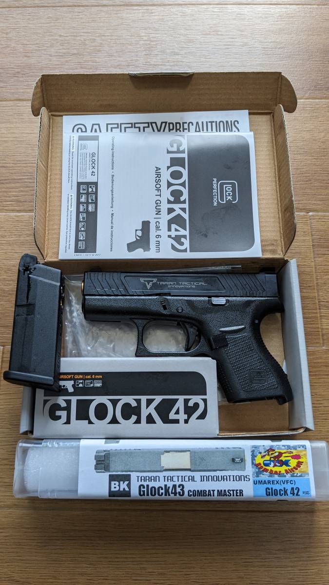 Noveske□Glock 43 TTI Base Pad + スプリング BLACK□ノベスキー-