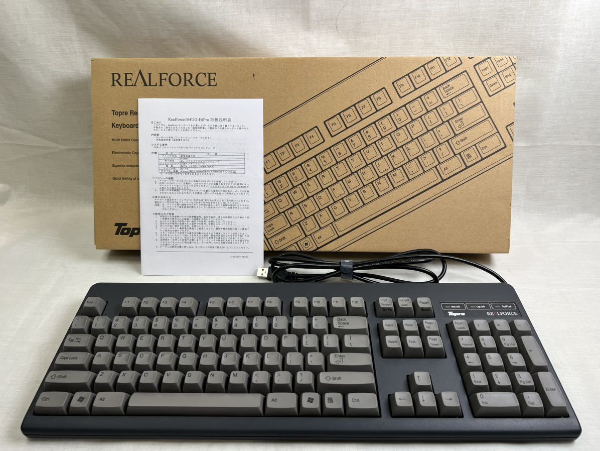 東プレ Realforce 104UG-HiPro YK2100 US配列 - 周辺機器