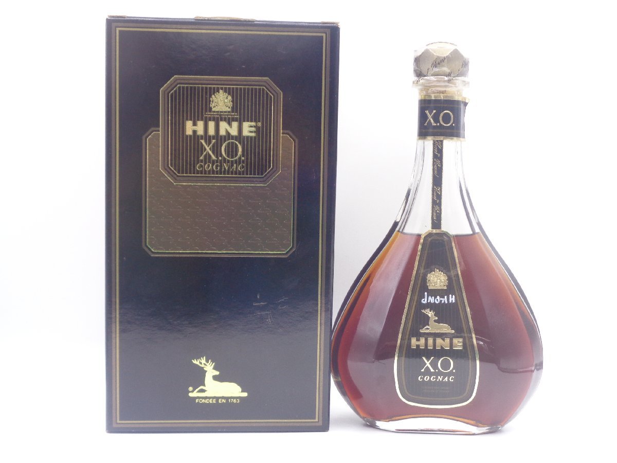 ハイン HINE XO ブルーリモージュ 陶器ボトル 700ml ブランデー