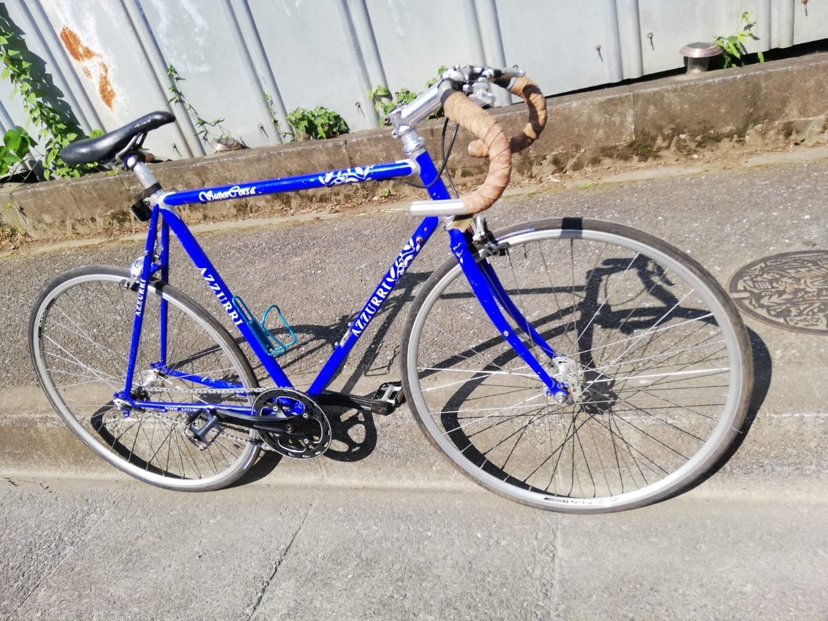 ミヤタ MIYATA クロモリ ロードバイク ヘルメット シューズ付き 殆ど乗っていません。 - 自転車、サイクリング