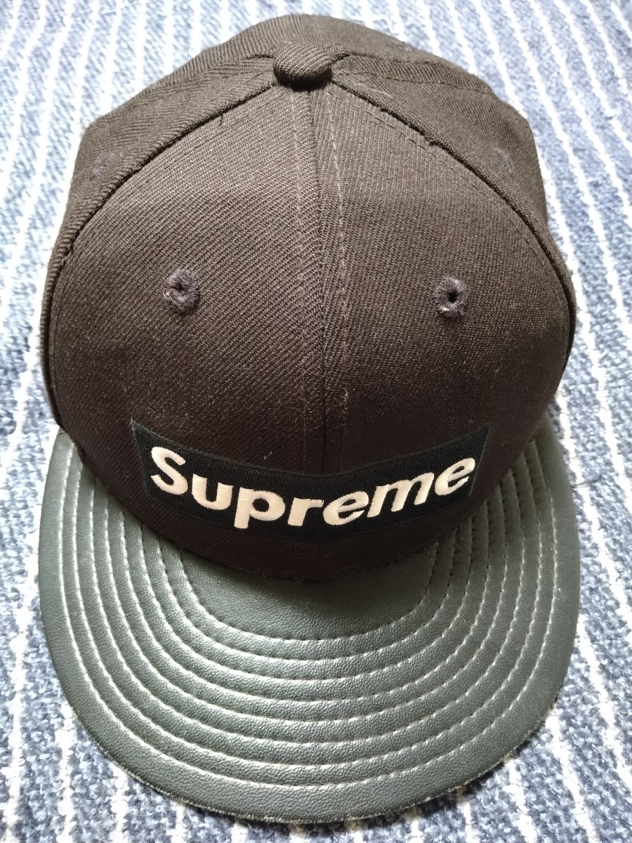 supreme newera レザー