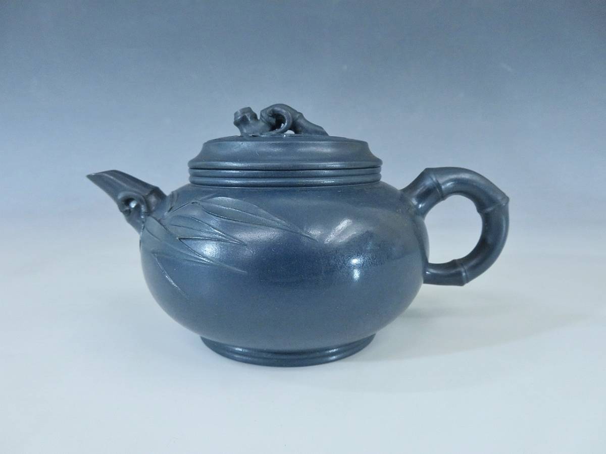 中国宜興 周桂珍 在銘 紫泥 紫砂壺急須 茶壺 茶器 在銘 茶道具 時代物