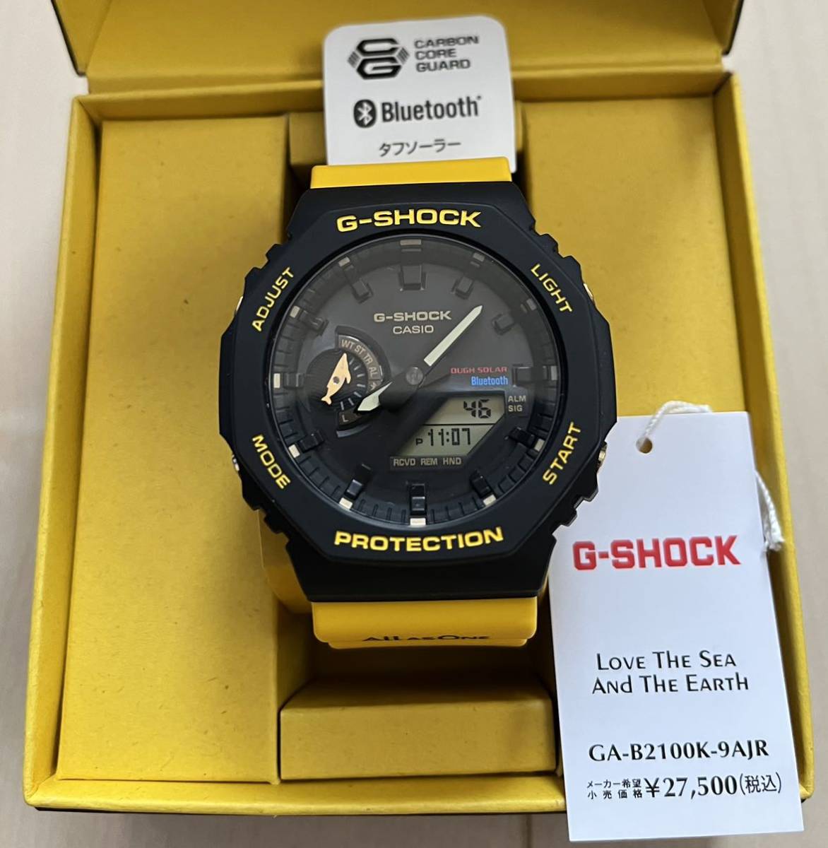 未使用 【新品未使用】CASIO G-SHOCK G-SHOCK GA-B2100K-9AJR CASIO GA