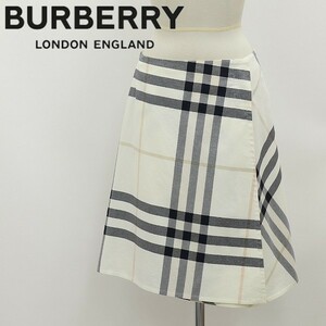 国内正規品◆BURBERRY LONDON バーバリーロンドン チェック柄 ラップ スカート 38