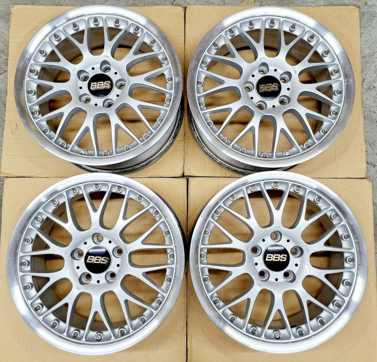 BBS RSII/O 9j ET40 17インチ 2本-