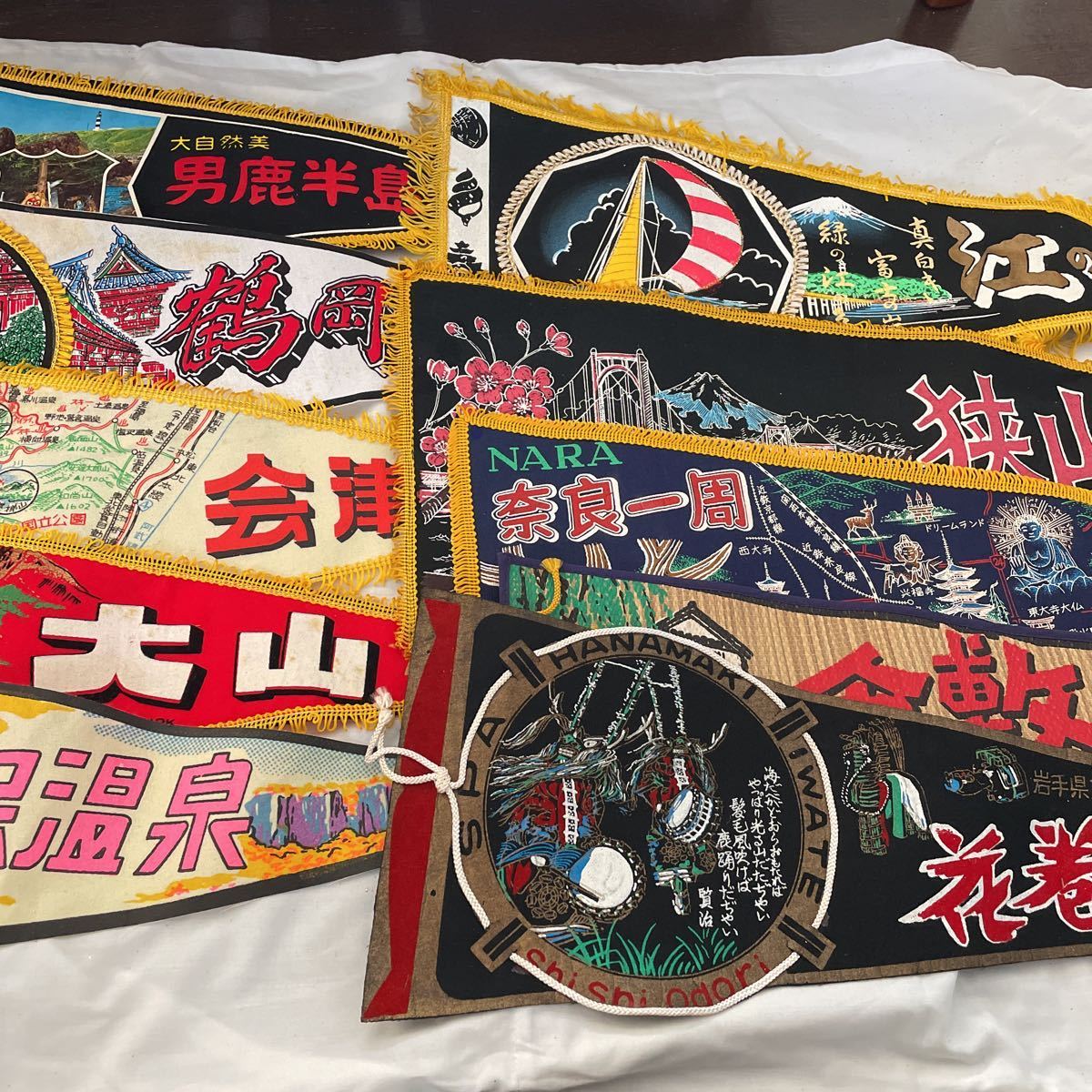 昭和レトロ 日本の名所 ペナント セット 2025年最新】Yahoo
