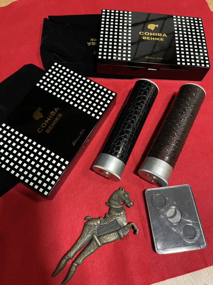 デュポン S.T. DUPONT Cohiba コイーバ ヒュミドール 葉巻 - タバコグッズ