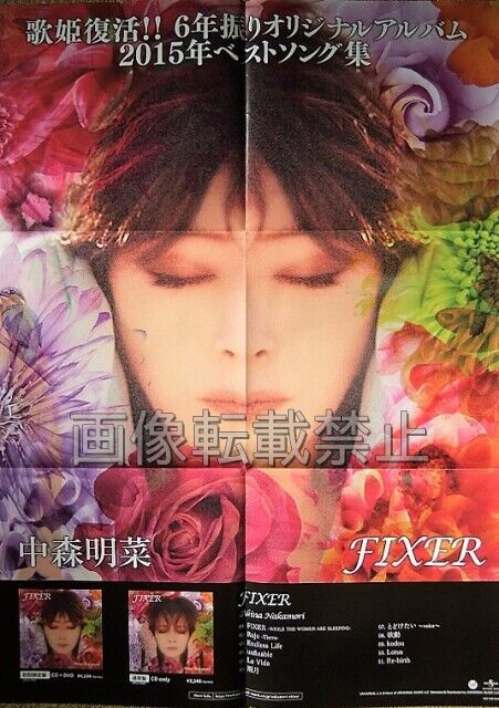 ☆新春福袋2022☆ 中森明菜 『落花流水 』非売品ポスター（2005年