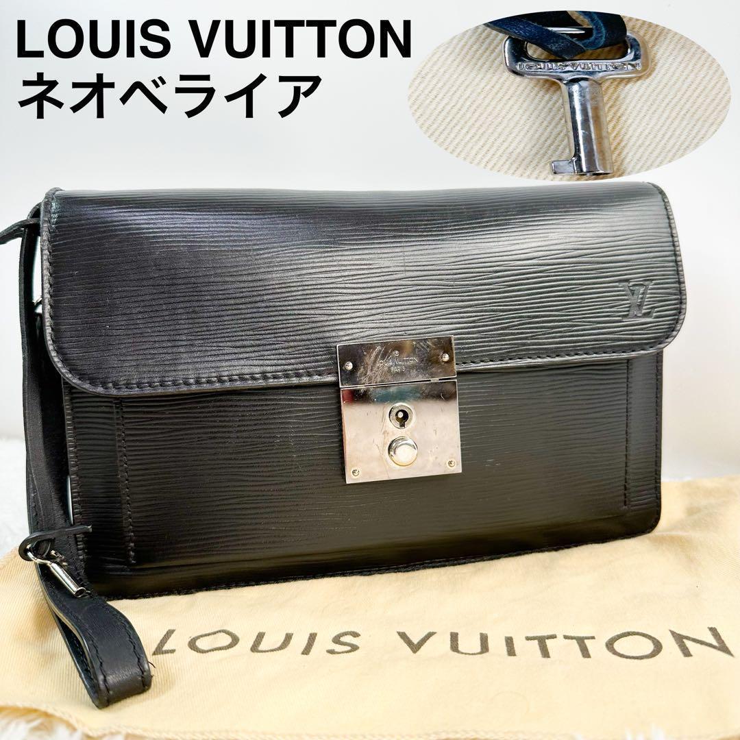 良品ルイヴィトン LOUIS VUITTON ネオベライア Neoveria エピ ノワール