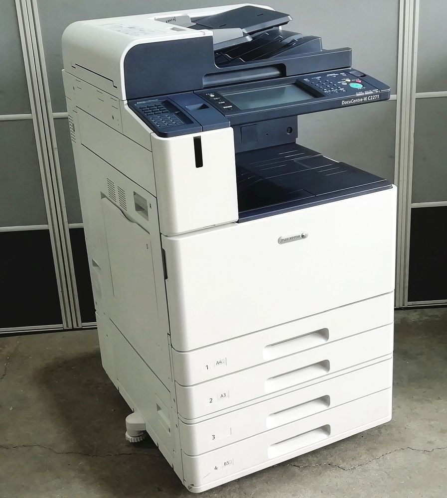 ▽FUJI Xerox(富士ゼロックス) Apeos Port C2360△カラー複合機▽4段カセット＋手差しトレイ/使用枚数14,990枚△3. H0001188 - OA機器