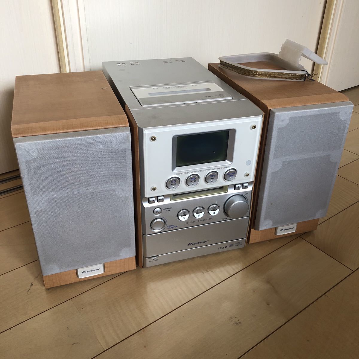 Pioneer パイオニア X-MDX737-S MD/CDコンポーネントシステム