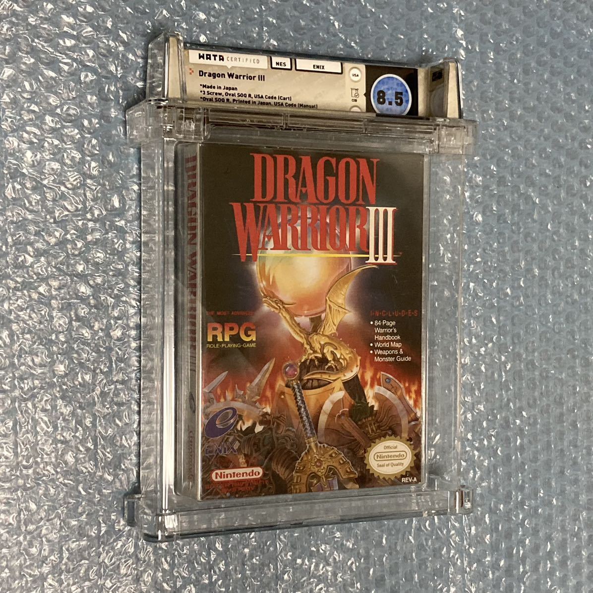 Wata8.5】DRAGON WARRIOR 3 NES 北米版 ドラクエ3 - テレビゲーム