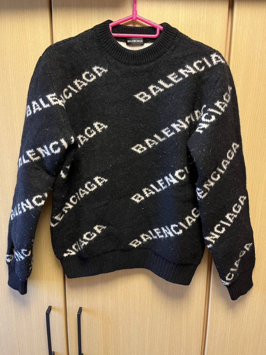 BALENCIAGA バレンシアガ ◇ ウール メルトン フード パーカー