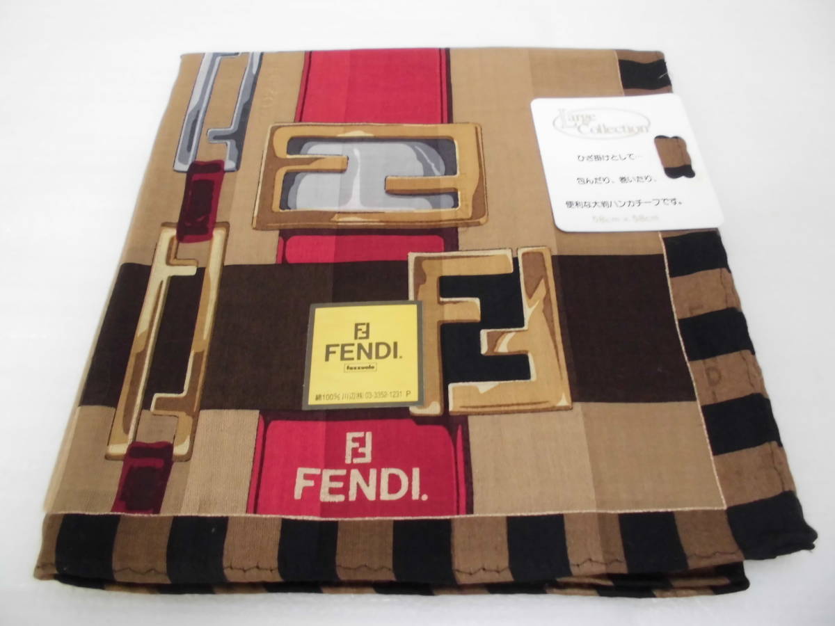 新品・希少品】FENDI フェンディ タオルケット ズッカ柄-