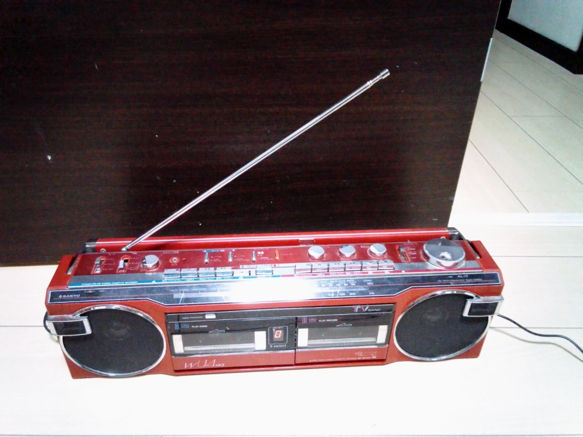 SANYO MR-WU4MKⅡ ラジカセ - ラジオ