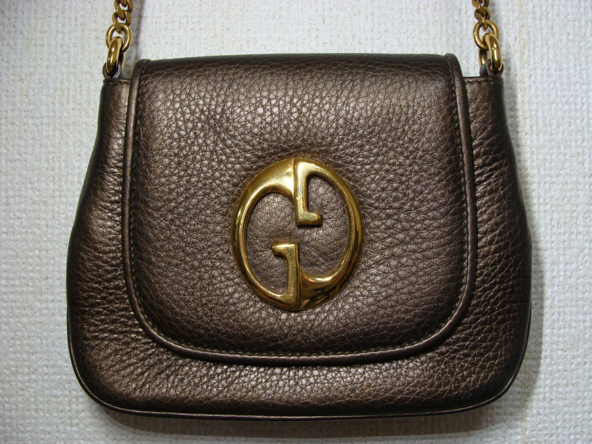極美品 140 GUCCI グッチ ハンドバッグ ショルダーバッグGG柄 eb1