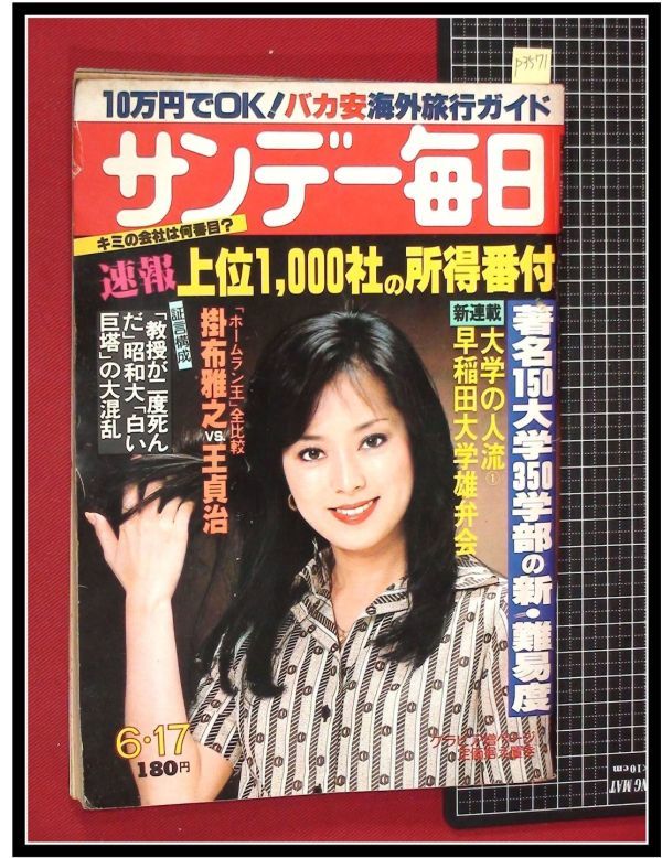 カレンダー　新藤恵美　1986年