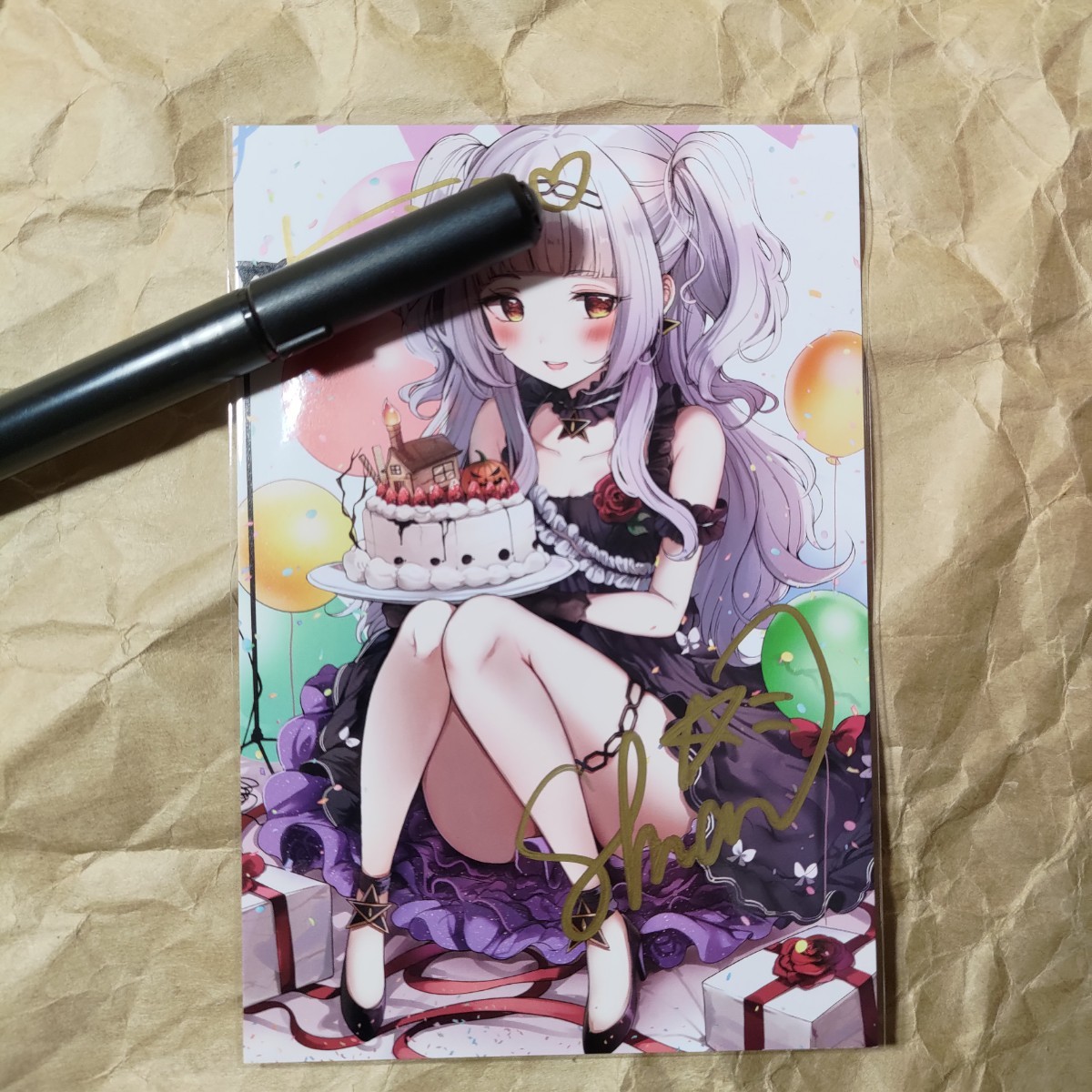 紫咲シオン 直筆