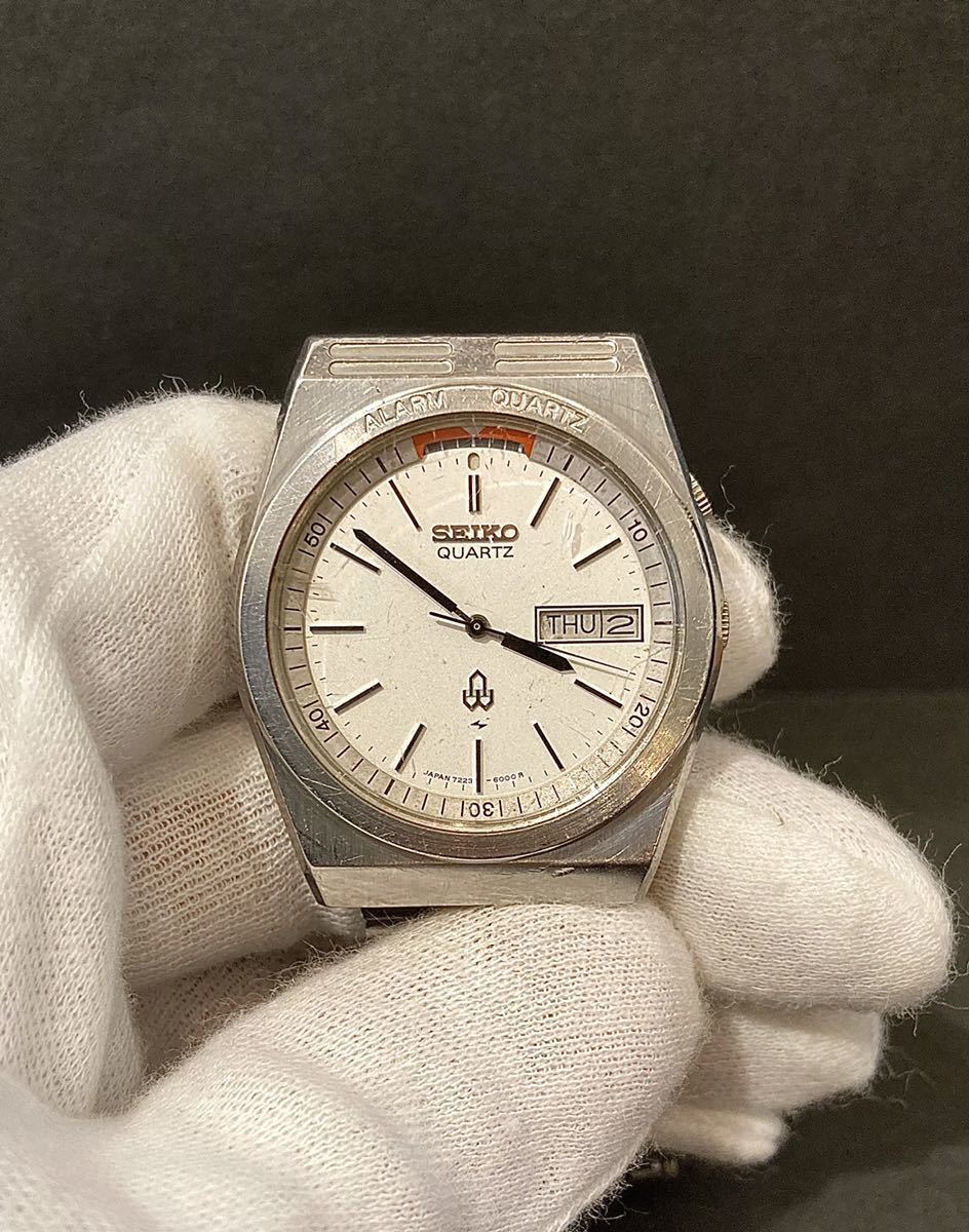 セイコーSEIKO アラームクォーツ 7223-6030 中古品 - 時計