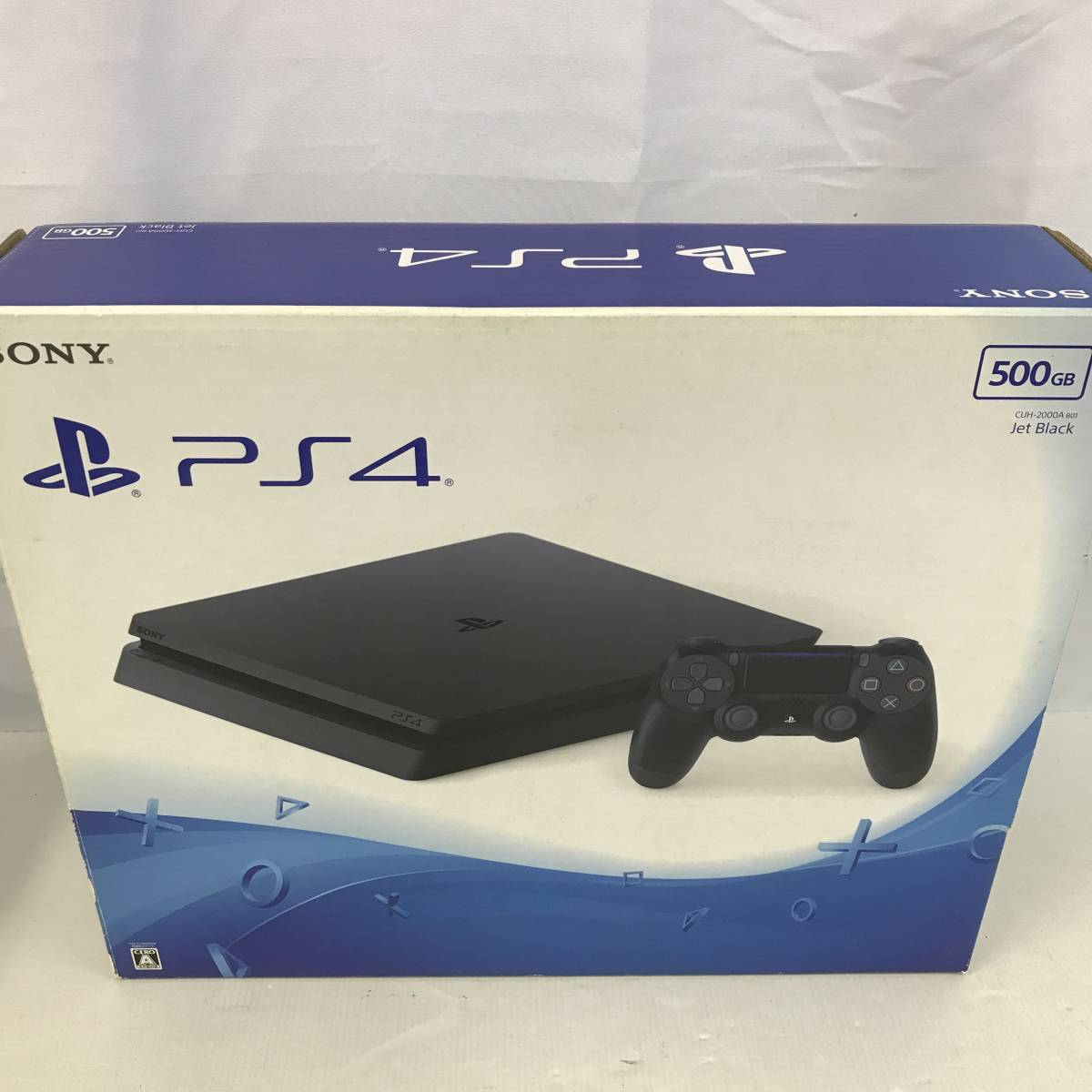 簡易動作確認済】PlayStation4 グレイシャー・ホワイト本体 500GB (CUH